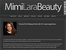 Tablet Screenshot of mimilarabeauty.com